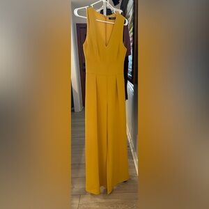 Sugar Lipz XS worn once jumpsuit yellow